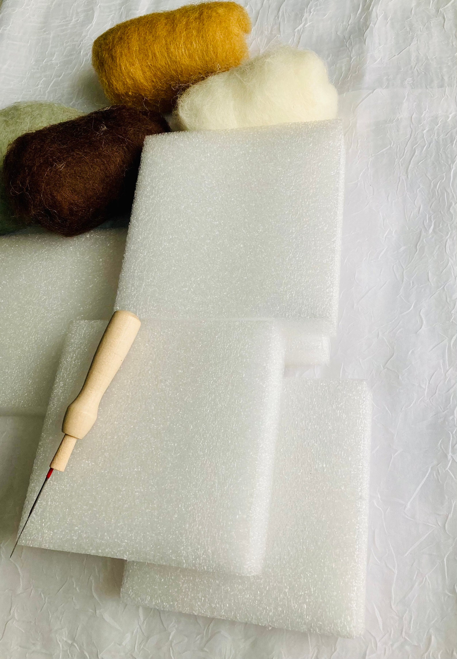Felting Pad Needle Felting Accessories DIY Kit Foam Pad Felting Supply