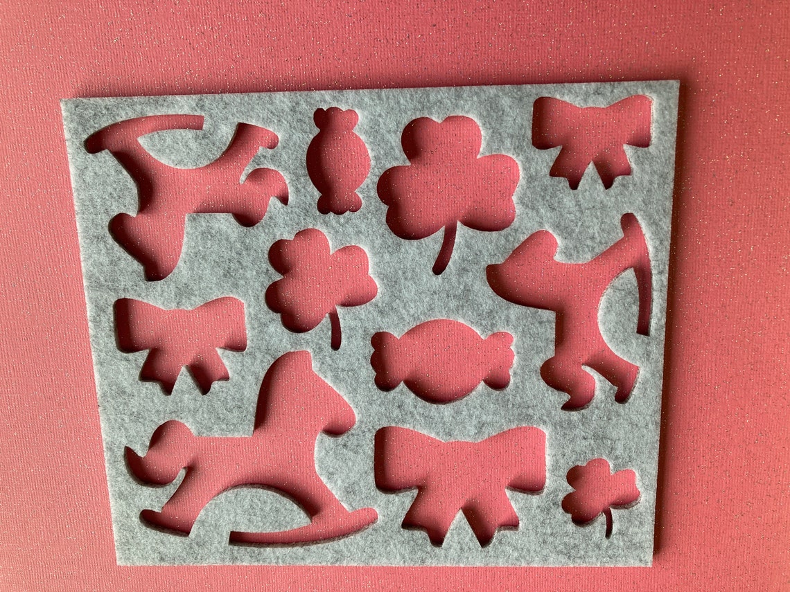 6pcs Wool Felt Mold Needle Felting DIY Craft Stencil Etsy