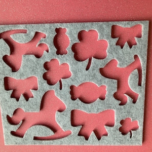 6pcs Wool Felt Mold Needle Felting  | Needlework Tool Handicraft Sewing | Enhance Your Needle Felting Projects with 6 DIY Applique Molds