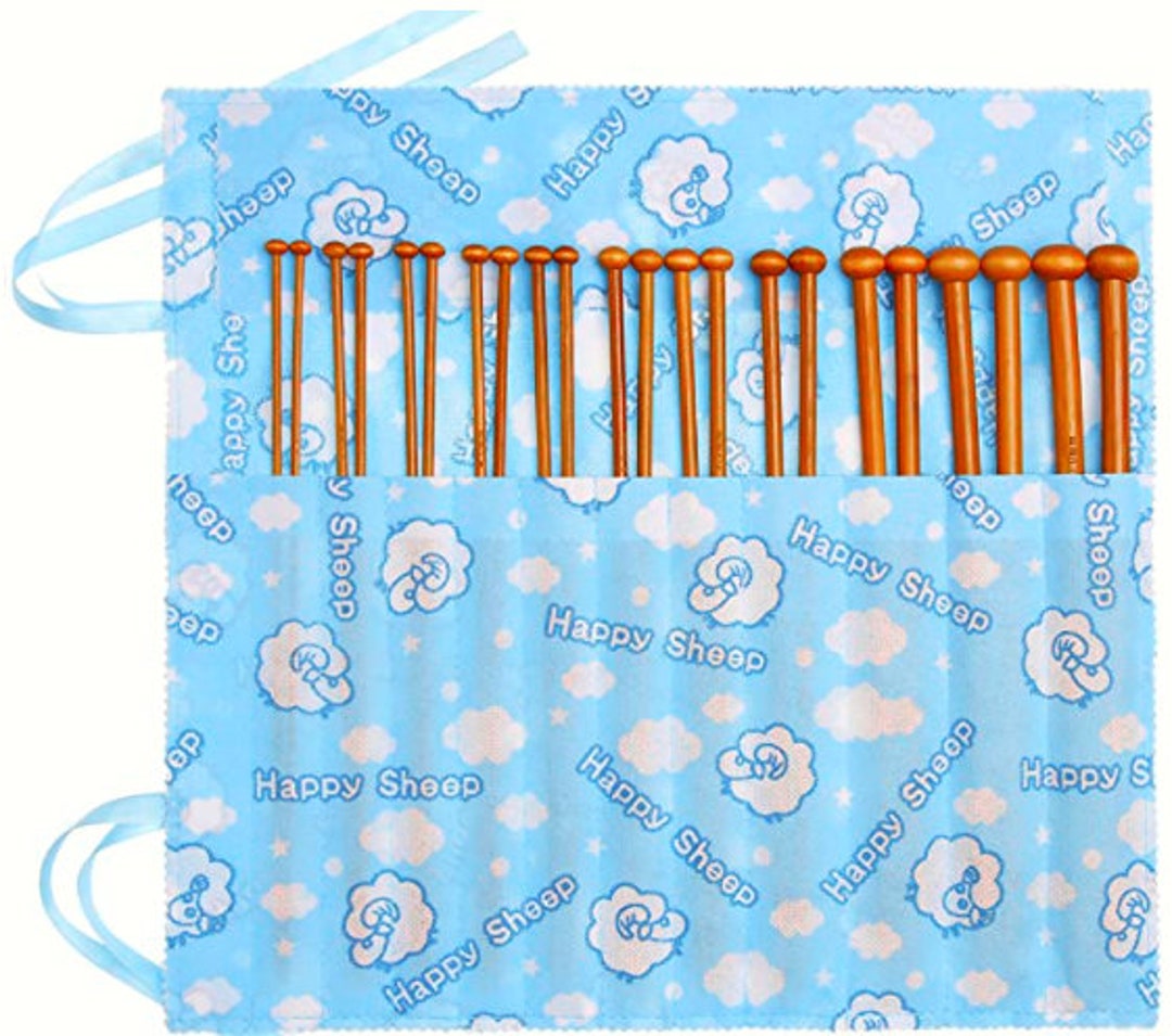 Bamboo Knitting Needle Beginner Wooden Wood DIY Kit Supplies Etsy