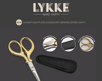 Lykke Gold plated embroidery scissor