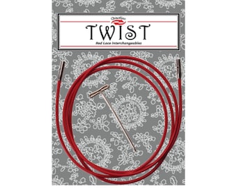 ChiaoGoo 50" TWIST Red Cables [M] [S] [L]