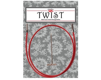 ChiaoGoo 30'' TWIST Red Cables [M] [S] [L]