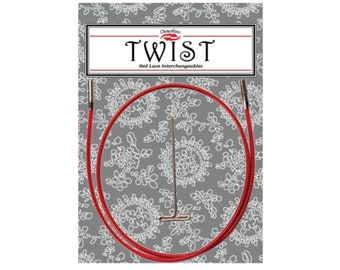 ChiaoGoo 30'' TWIST Red Cables [M] [S] [L]