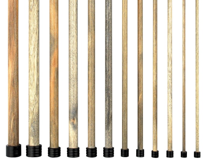 LYKKE Driftwood 10'' (25cm) Pair of straight knitting needles