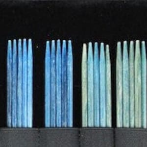 LYKKE Indigo 6" (15cm) DPN's blue double pointed knitting needles - Birchwood