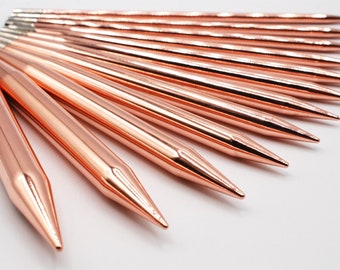 LYKKE Cypra 3.5" (10cm) interchangeable knitting needles - Copper