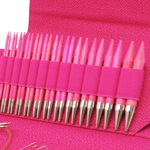 LYKKE 6 15cm DPN Set US6 to 13 Double Pointed Knitting Needle Set BLUSH 