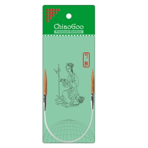 ChiaoGoo | Aiguilles circulaires 9'' en bambou patina