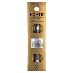 Embouts ChiaoGoo Forté 13 cm (5 po.) en fibre de carbone Forté