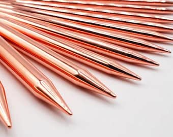 LYKKE Cypra 6"(15cm) double pointed knitting needles DPN copper needles