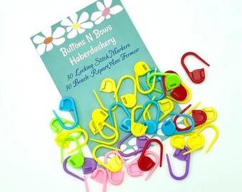 Assorted stitch markers - 30 pcs