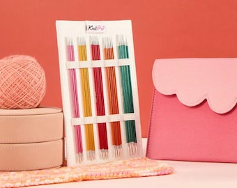 Knit Pro 6'' Zing DPN deluxe set (15cm)