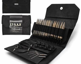 LYKKE  5" (13cm) IC Set - Interchangeable knitting needle set - Birchwood