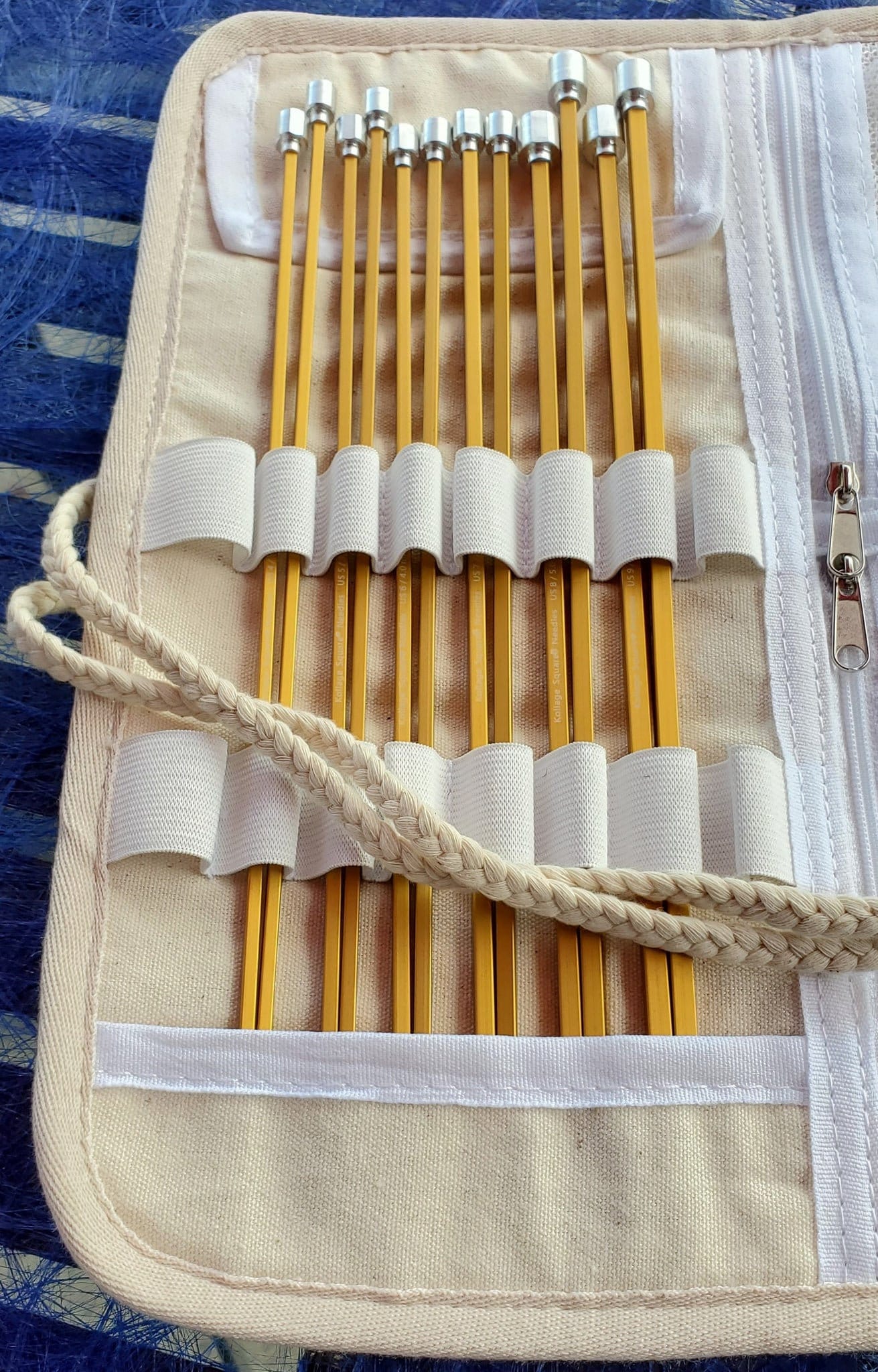 KOLLAGE 10'' Straight Needle Set Gold Edition Made in Canada