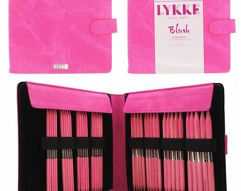 LYKKE 6" (15cm) DPN Set US6 to 13 - Double pointed knitting needle set - BLUSH