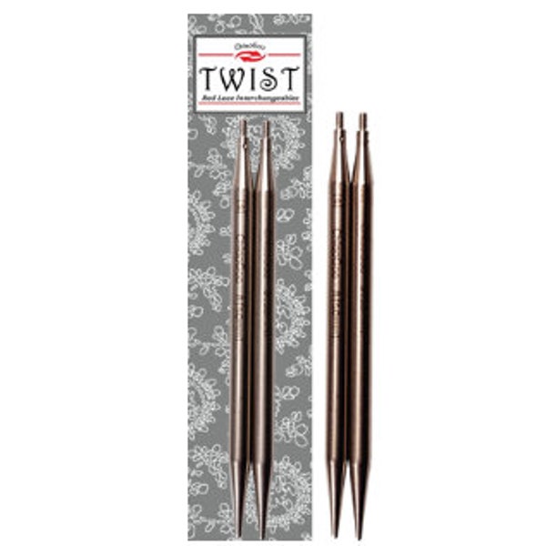 Embouts pour lacets TWIST de 10 cm (4 po.) ChiaoGoo - Acier inoxydable