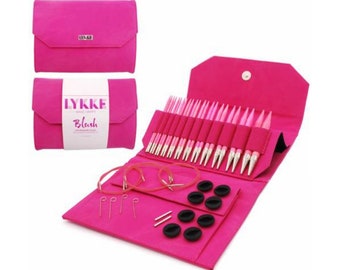 LYKKE Blush 5" (13cm) Interchangeable knitting needle set