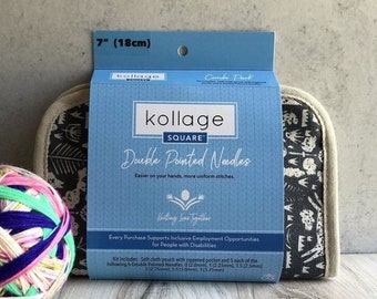 KOLLAGE DPN set  5'', 6'' & 7'' - Double pointed knitting needles set