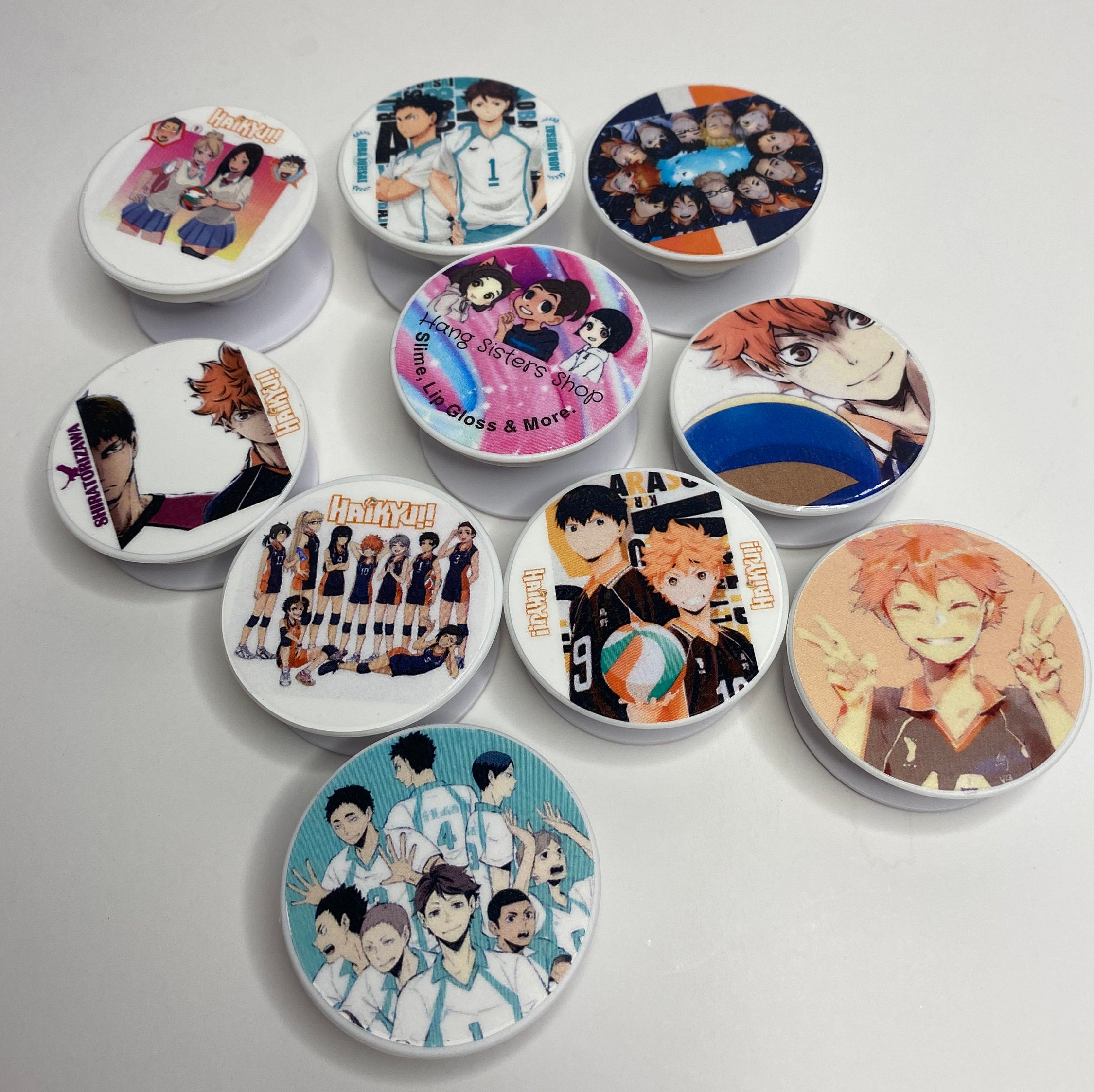 Anime pop socket want to customize message us . | Etsy