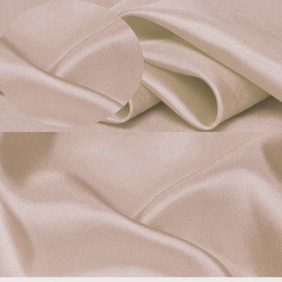 Light Pink Habotai 100% Pure Silk Fabric for Apparel 