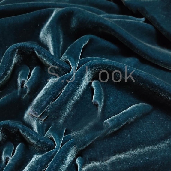 silk velvet dress fabric uk 100% MULBERRY SILK VELVET fabric by the yard - Luxury Silk Velvet for Dress, Skirt, High End Garment - Silk apparel fabric