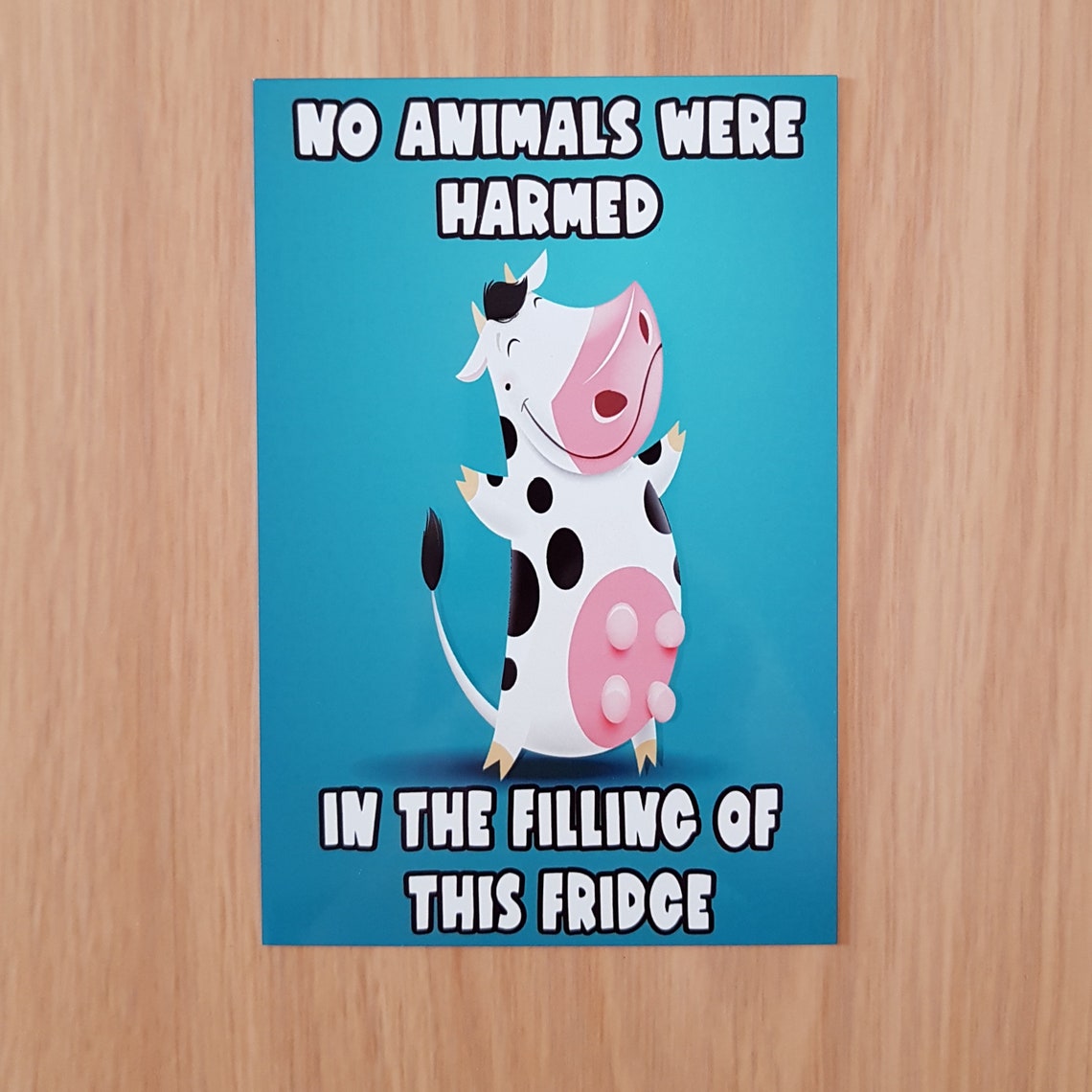 No Animals Were Harmed Fridge Large 10x15cm Vegan Etsy