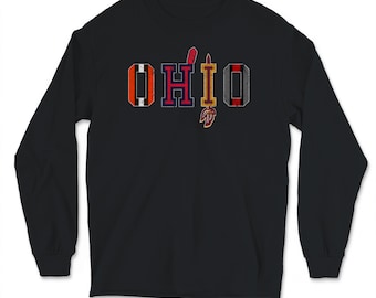 OHIO Sports Fans Cleveland and Columbus Vintage Gift T-Shirt