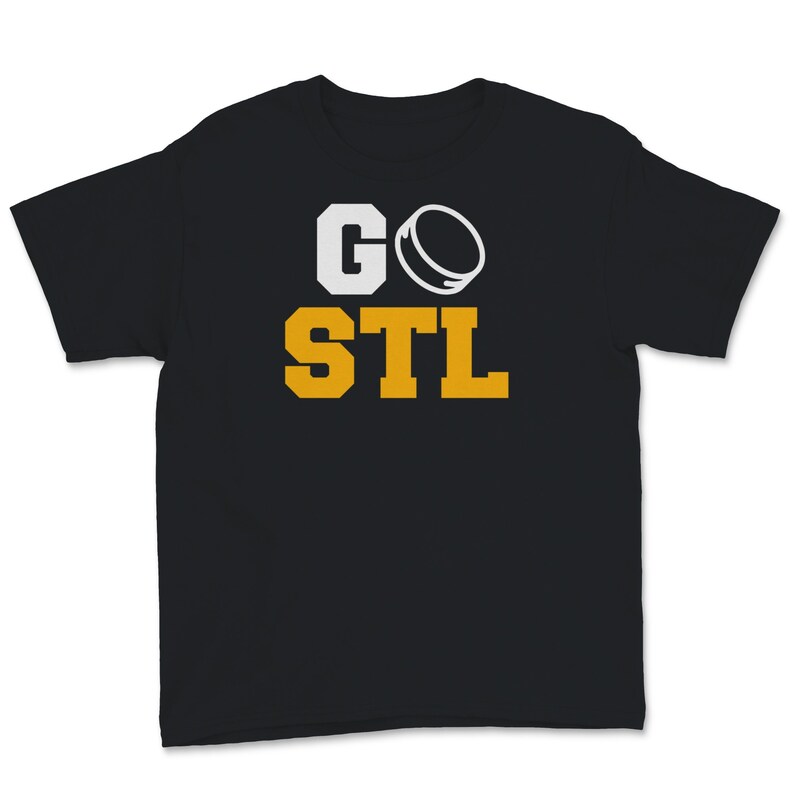 Go St Louis Missouri Hockey Hometown Ice Hockey Fan STL Youth Tee