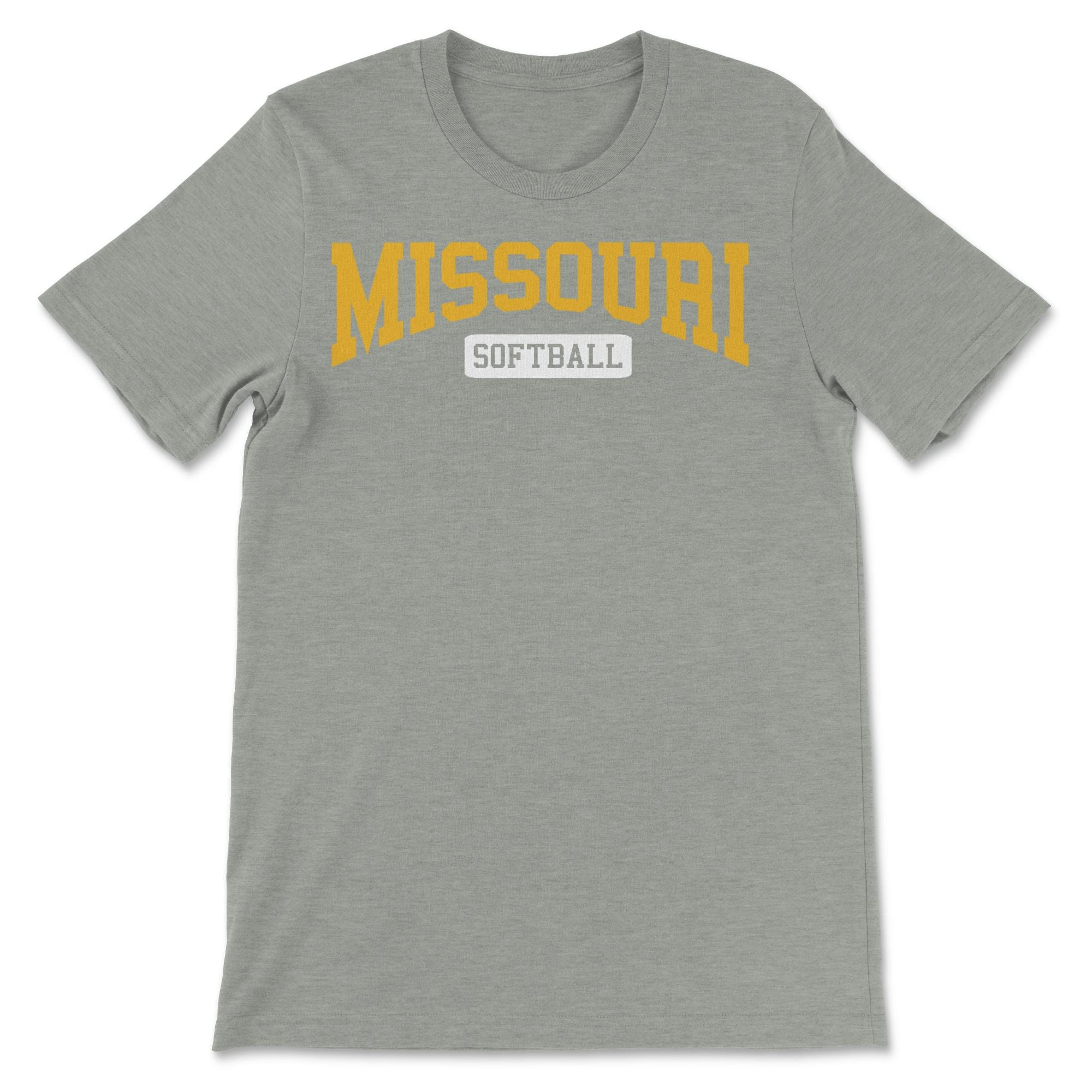 Missouri Softball Classic Retro Style Softball Player Unisex Etsy