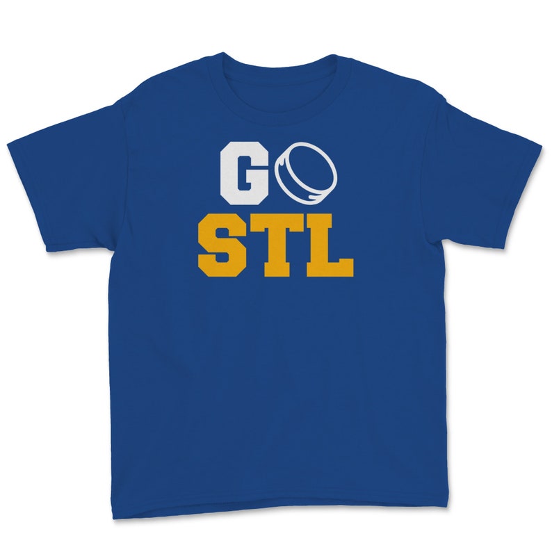 Go St Louis Missouri Hockey Hometown Ice Hockey Fan STL Youth Tee