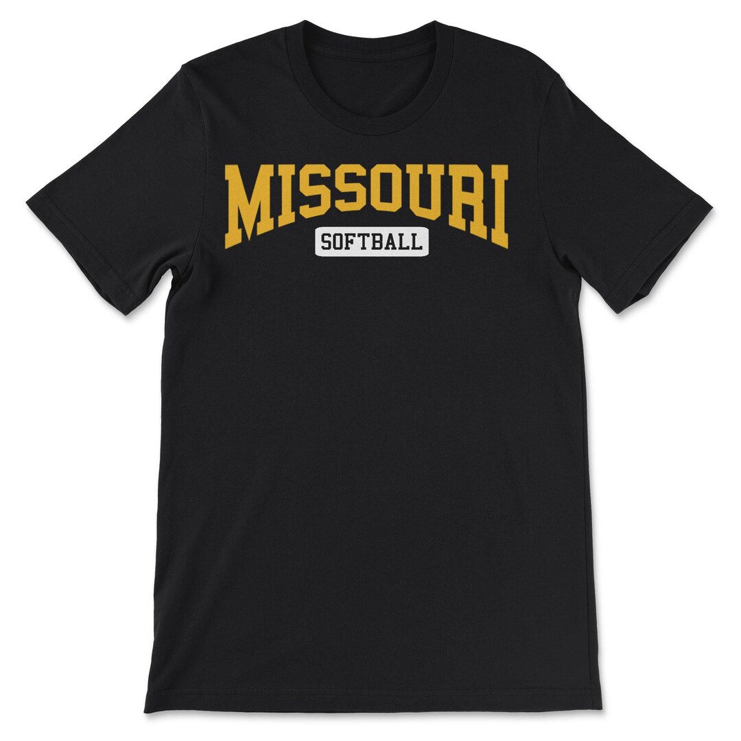 Missouri Softball Classic Retro Style Softball Player Unisex Etsy