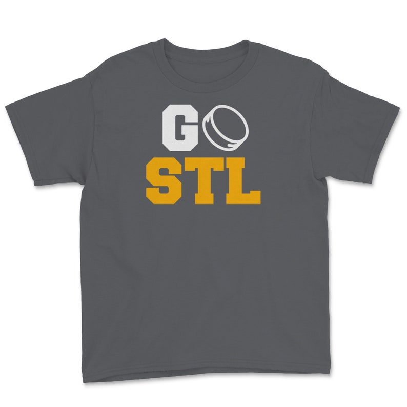 Go St Louis Missouri Hockey Hometown Ice Hockey Fan STL Youth Tee