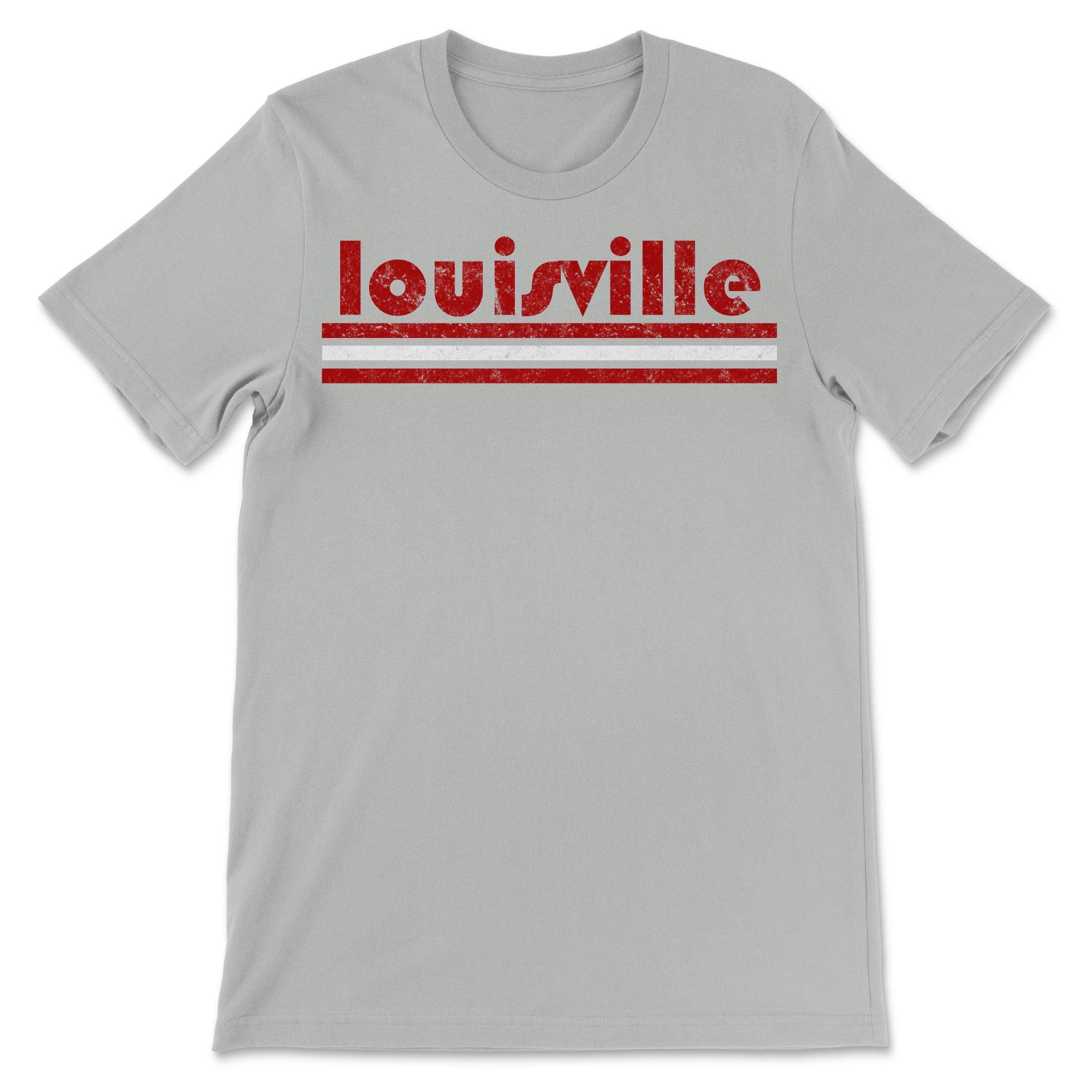 Vintage Louisville Kentucky Retro Three Stripe Weathered -  Israel
