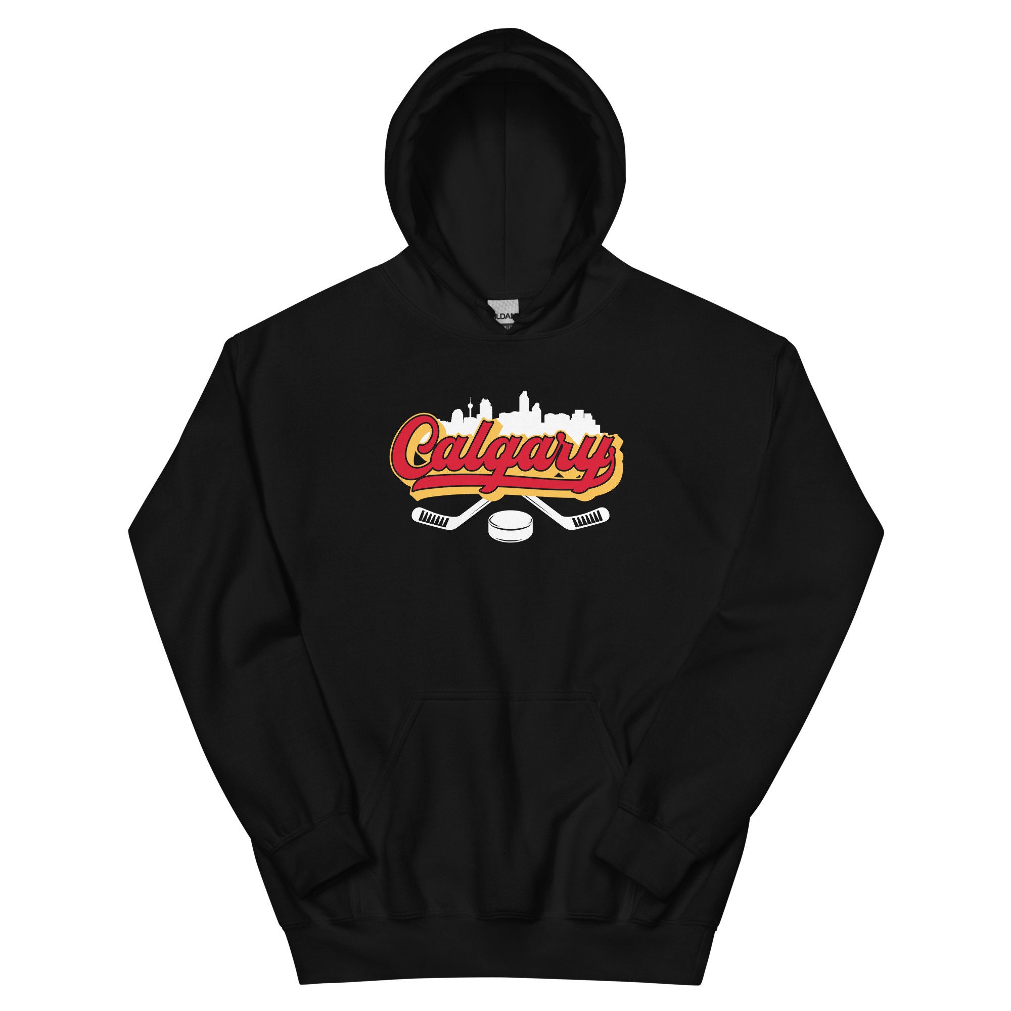 Custom ATLANTA FLAMES CALGARY FLAMES 70s Vintage Away Sweatshirt Hoodie 3D  - Bring Your Ideas, Thoughts And Imaginations Into Reality Today