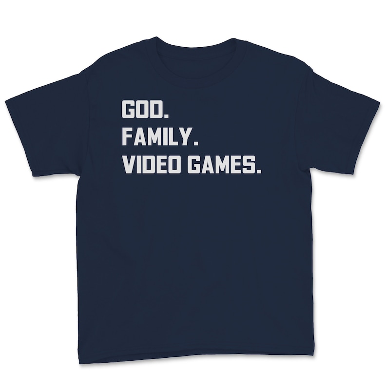 God Funny Obsessed Gamer Video Game Player Gift Youth Tee Family Video Games