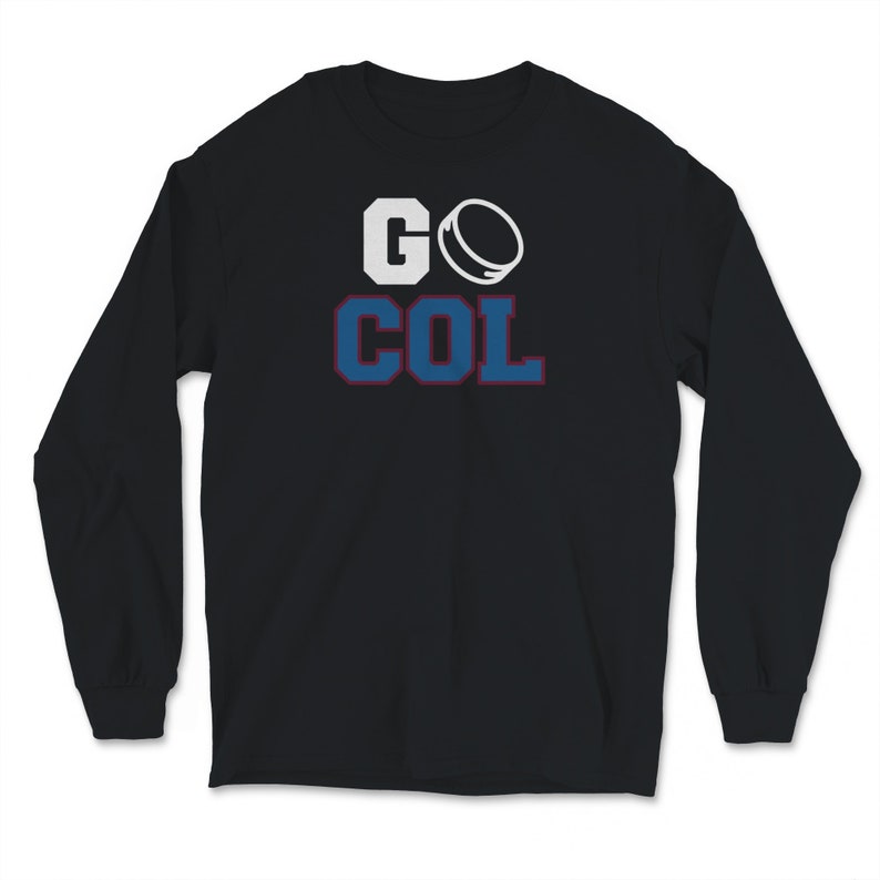 Go Colorado Hockey Hometown Ice Hockey Fan COL Long Sleeve T-Shirt