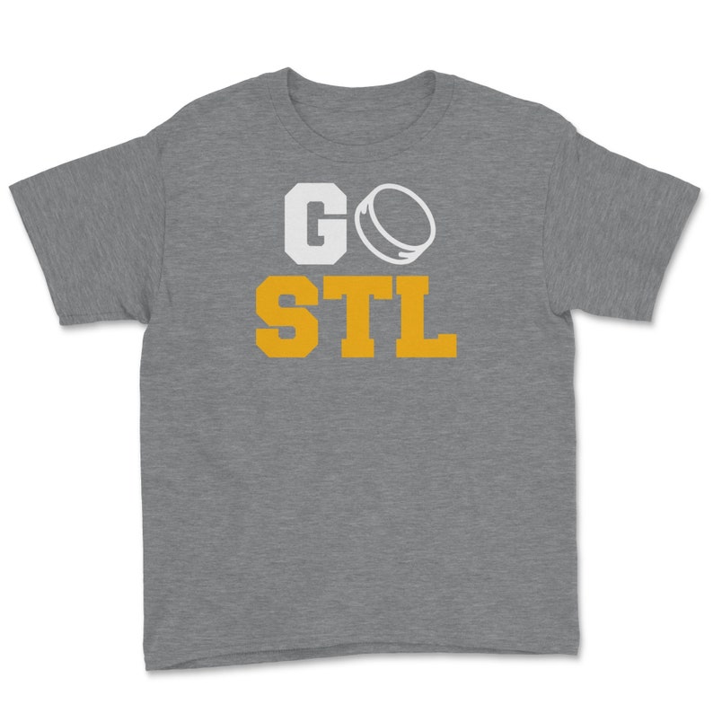Go St Louis Missouri Hockey Hometown Ice Hockey Fan STL Youth Tee