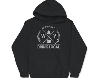 Drink Local Georgia Vintage Craft Beer Brewing Unisex T-shirt Hoodie