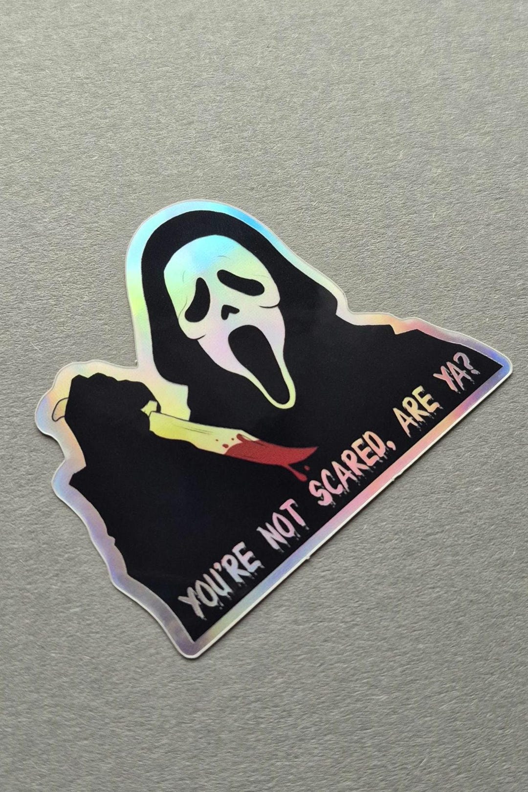 Mini Slasher Sticker Slasher Holographic Sticker - Etsy