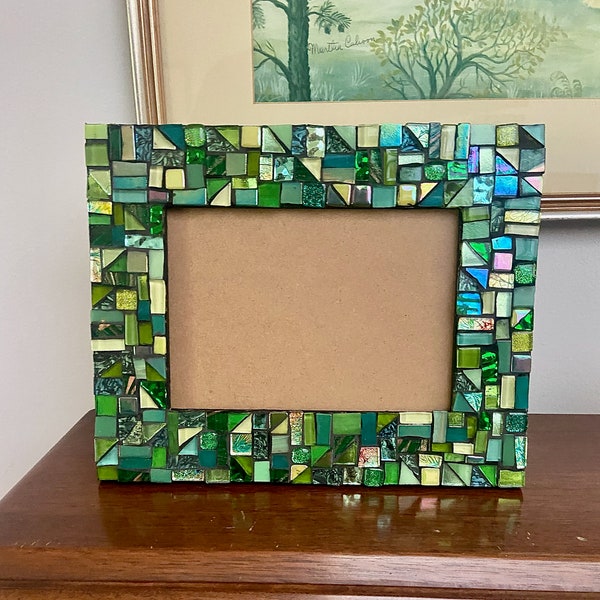 Mosaic Picture Frame Etsy