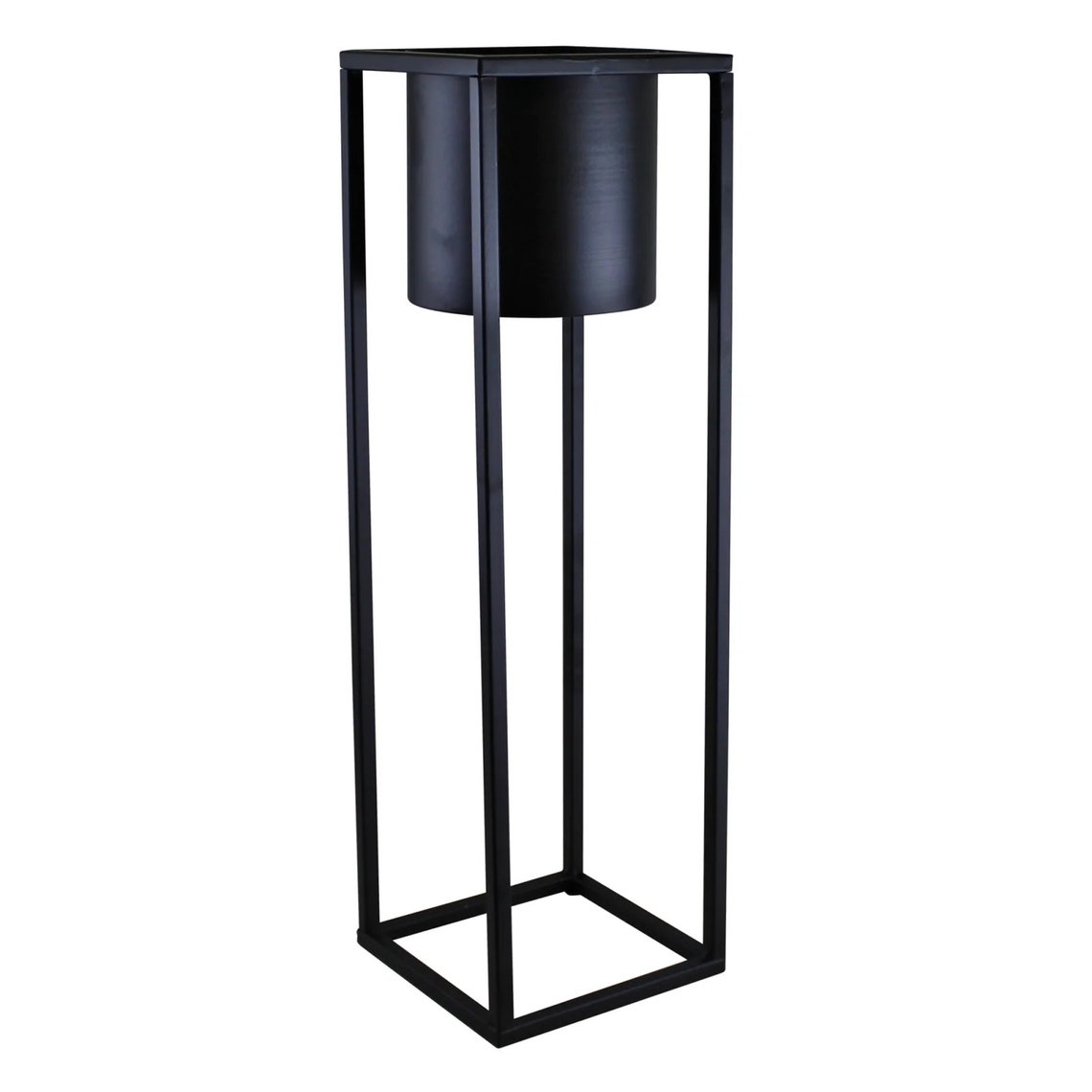 50cm Tall Black Metal Plant Stand Stilt Planter with Pot for Etsy