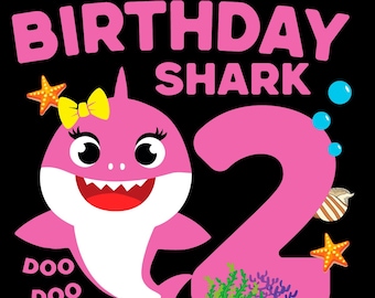 Download Birthday Baby Shark Svg Etsy