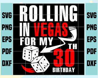 Download Vegas Birthday Svg Etsy