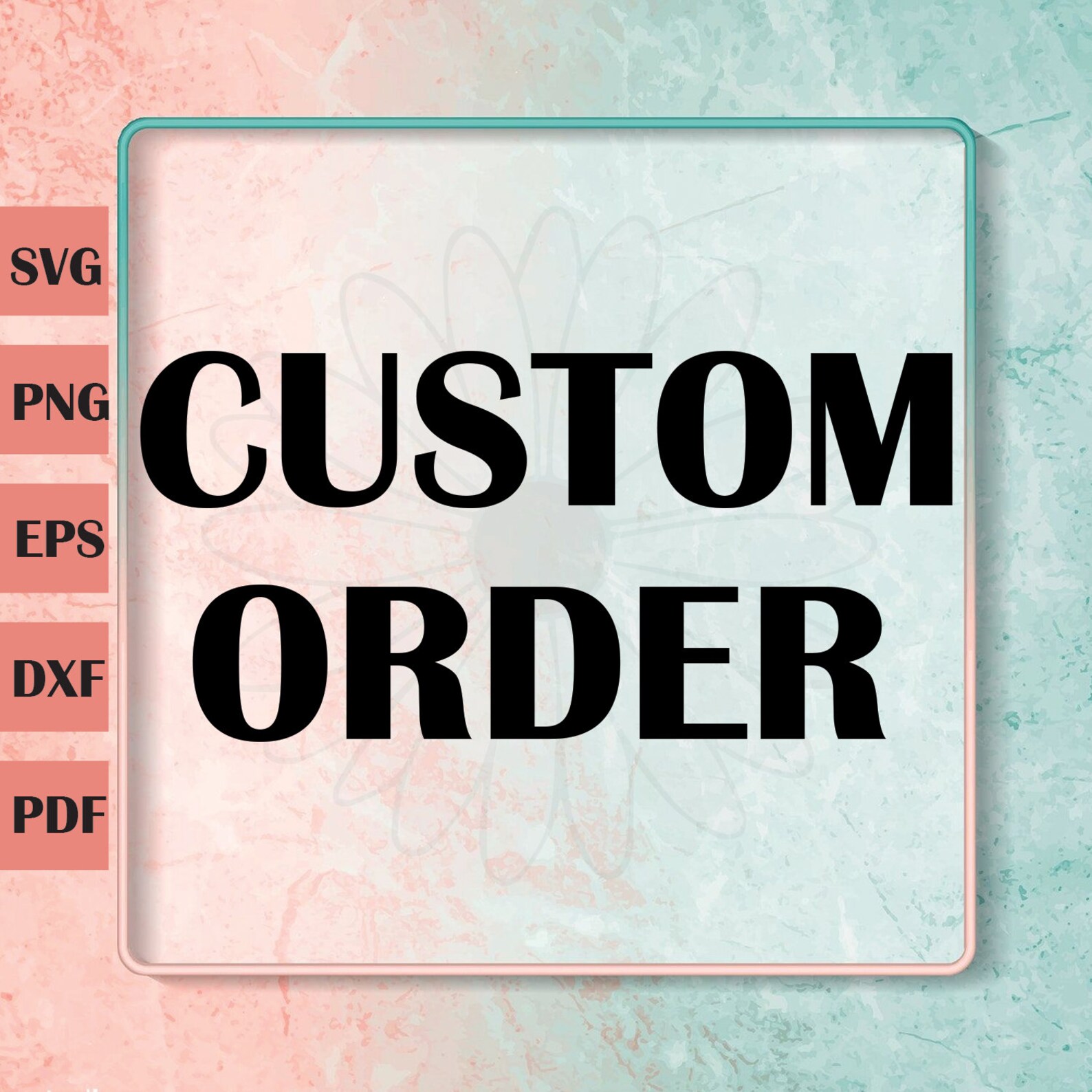 Custom Order Custom Design Personalized Design Customized Etsy