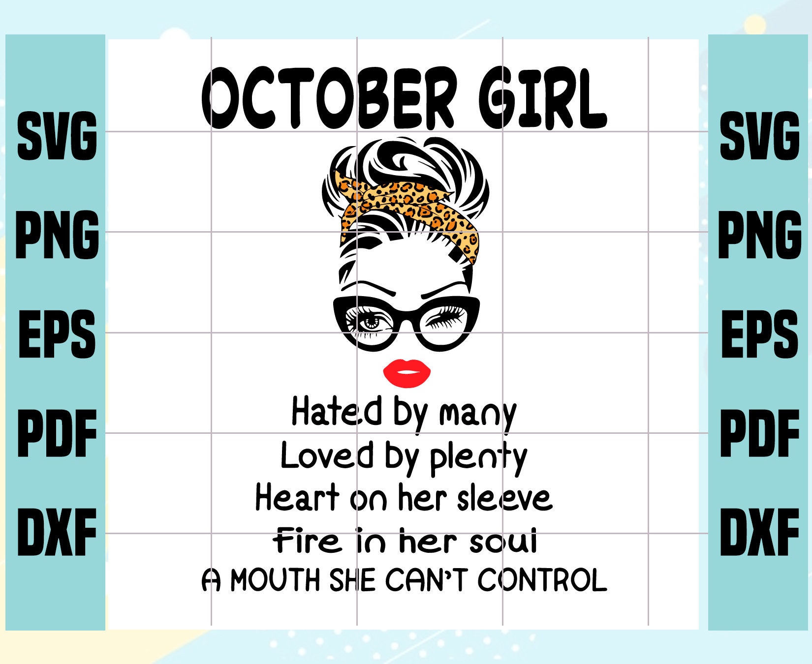 Download October Girl Hated By Many Loved By Plenty Svg Birthday Svg | Etsy