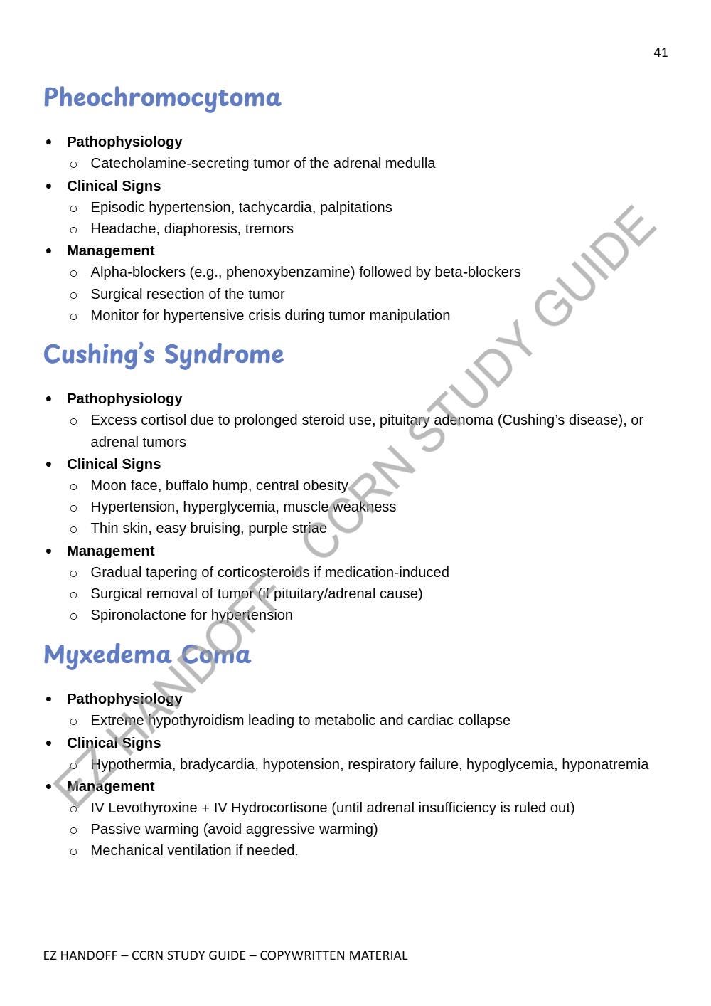 CCRN Study Guide / CCRN Exam Review - AACN Blueprint Aligned ...