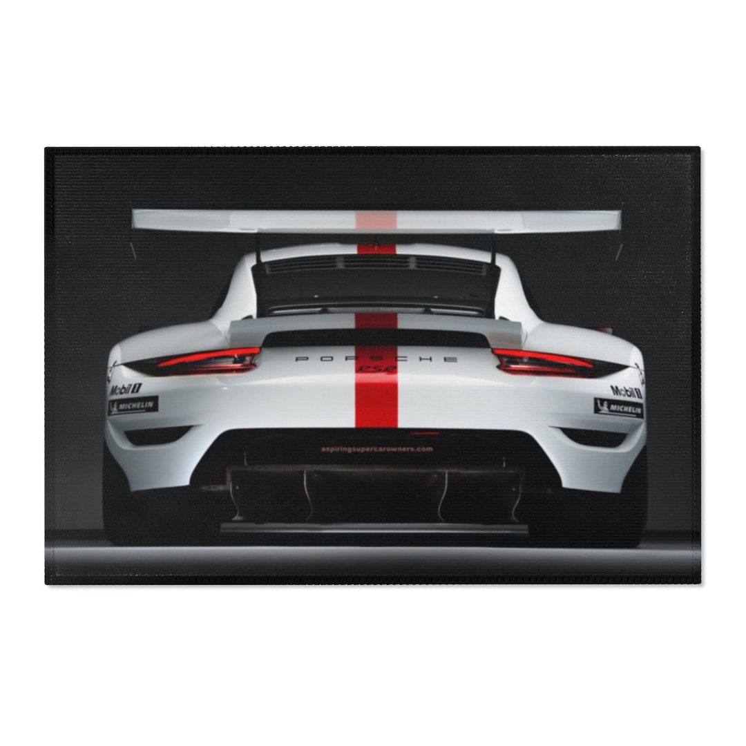 Sportscar 911 RSR Rug Area Rugs Home Decor Rugs Sports Car Gift Etsy
