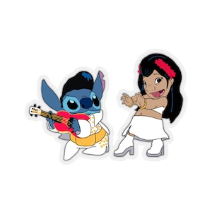 Lilo and Stitch * Elvis and Priscilla Stickers