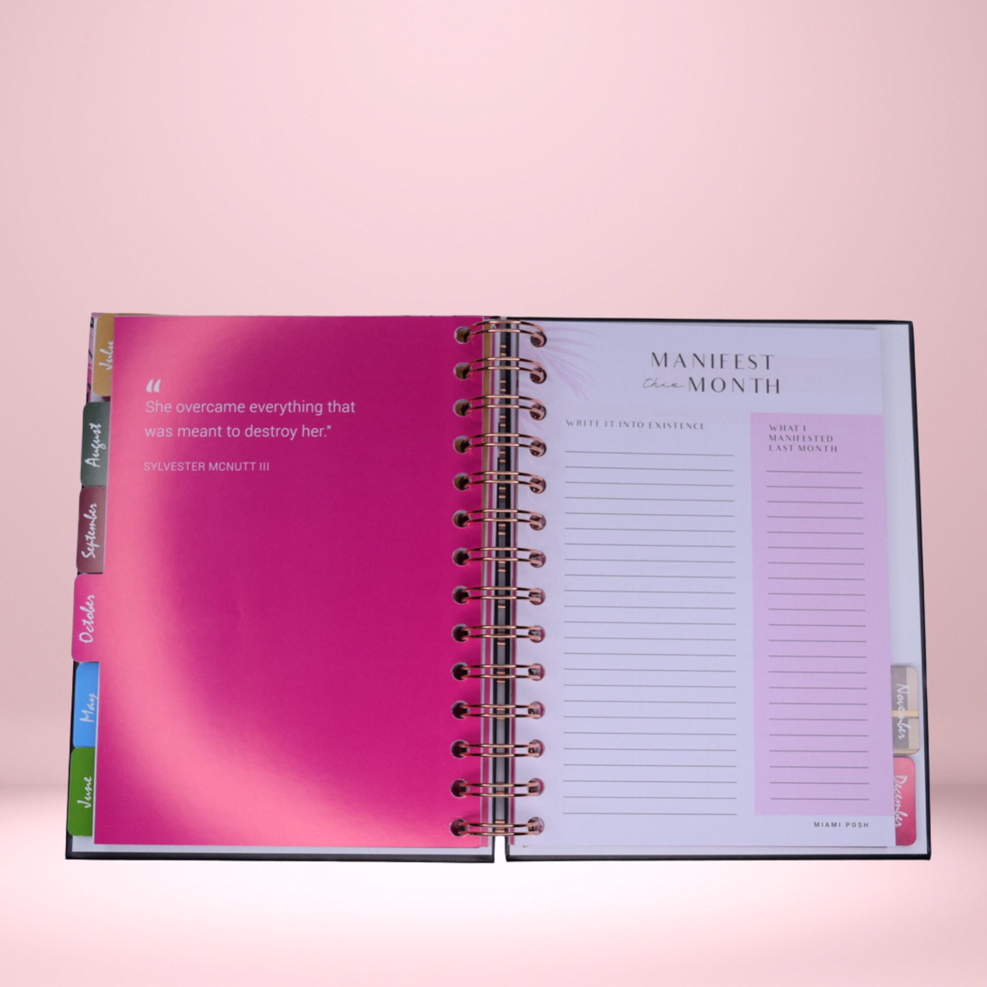 2023 My Posh Planner 5x7 Monthly & Weekly Planner Etsy